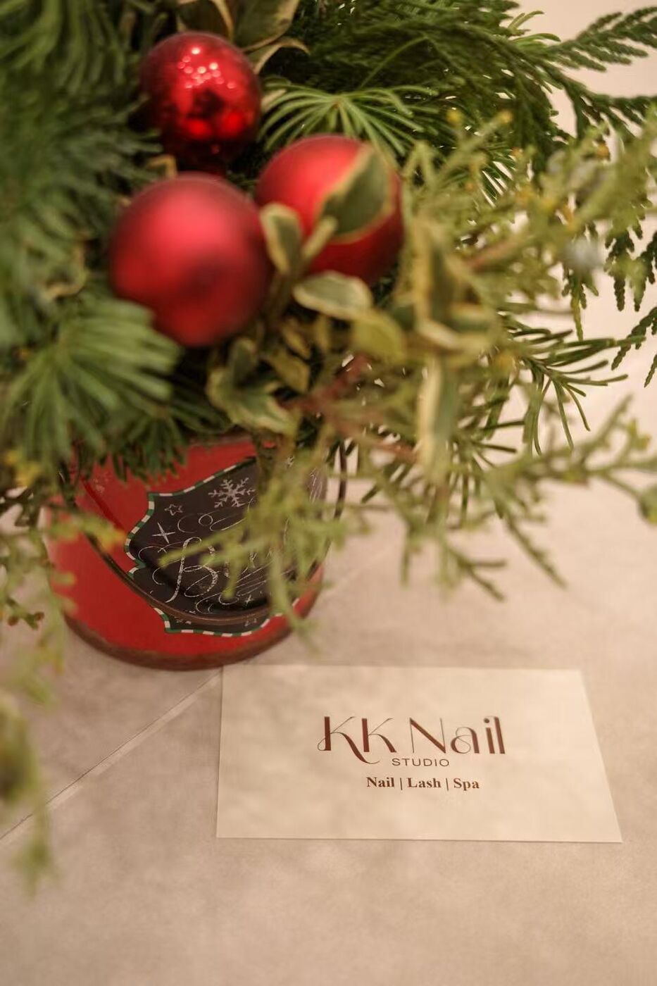 Holiday season at KK Nail Studio at KK Nail Studio, Long Island City nail salon