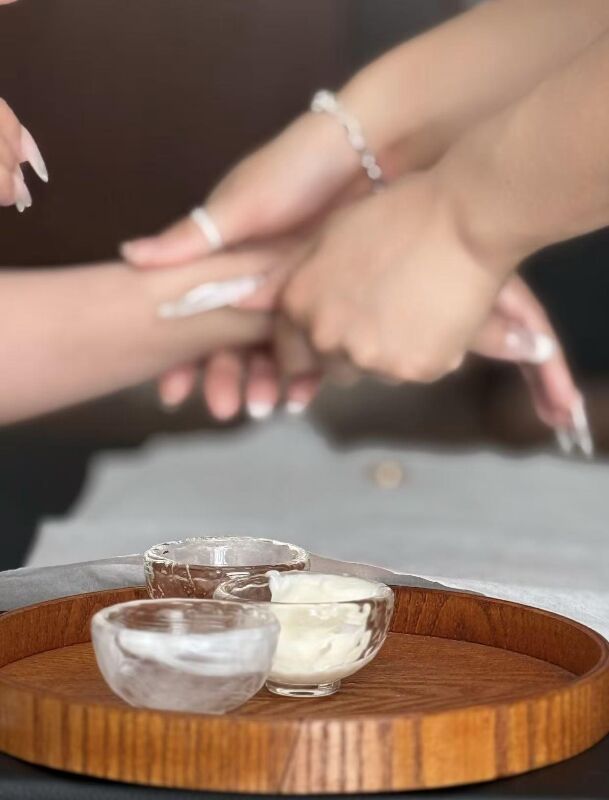 Hand Spa treatment at KK Nail Studio, Long Island City nail salon